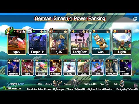German Smash 4 Power Ranking (Oktober 2017) - Highlight Video by LoNg0uw
