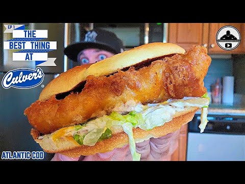 The BEST Thing at Culver's® 💯 | North Atlantic Cod Sandwich Review! 🐟🥪 | theendorsement
