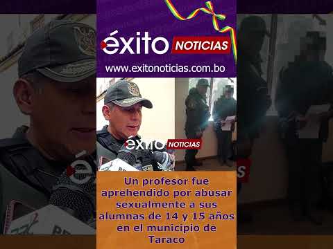 Un profesor fue aprehendido por abusar sexualmente a sus alumnas de 14 y 15 años en el municipio