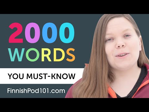 2000 Words Every Finnish Beginner Must Know