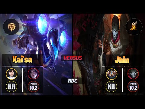 Nuclear KAI'SA (ADC) [Press the Attack] VS JHIN - Challenger KR Patch 10.2