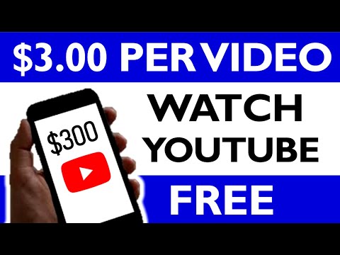, title : 'Earn $300+ Watching YouTube Videos ($3.00 Per Video) FREE Make Money Watching Videos | Branson Tay'