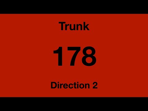 [SMRT Buses] Trunk Bus Service 178 - Direction 2 Hyperlapse