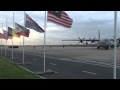 Landing slachtoffers MH17 in Eindhoven