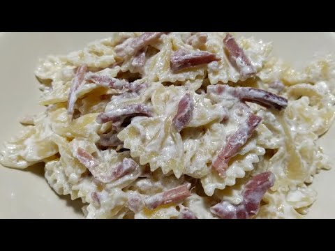 FARFALLE PANNA e SPECK un primo semplice e gustoso 😋