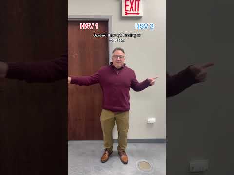 Herpes (HSV) 1 vs. Herpes (HSV) 2! #health #shorts #youtubeshorts #doctor #shortvideo #shortsfeed