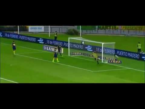 Insólito gol de llama a boca (aldosivi vs boca jrs)