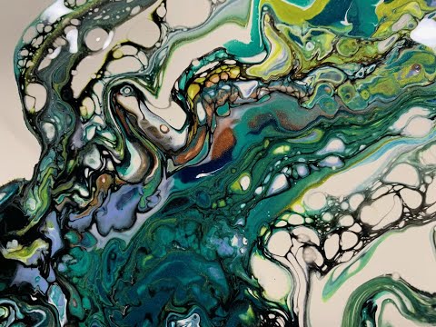 (254) Acrylic swipe of a different type using Boom Booster. Great beginner swipe tutorial. Fluid art