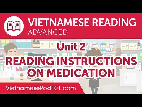 Vietnamese Advanced Reading Practice - Reading Instructions on Medication