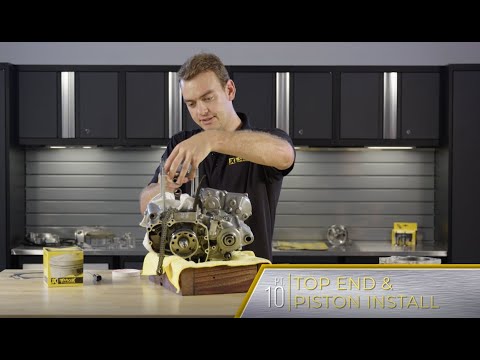 ProX CRF450X Rebuild Part 10: Piston Prep and Installation