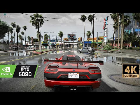 [8K60] GTAV: RTX 5090 Next Gen with Ultra Realistic GTA 5 Graphics MODs