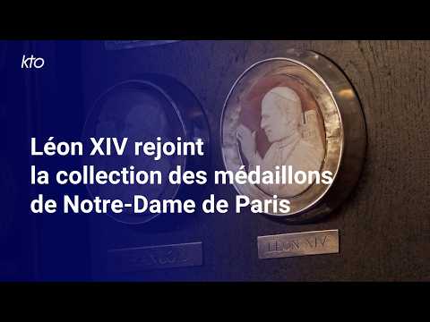 Les médaillons des papes à Notre-Dame : un nouveau portrait à l’effigie de Léon XIV