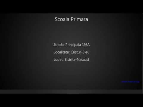 Scoala Primara Cristur-Sieu