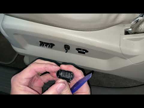 How To Remove / Replace Power Seat Switch On A 2007-2014 Ford Edge