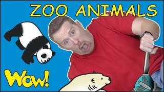 ZOO Animals Story from Steve and Maggie with Bobby | Learn Free Speaking Stories Wow English TV