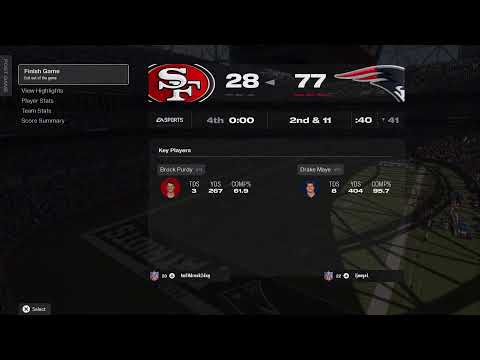 49'ers at Pats TTT26 s4w3