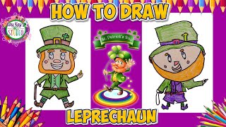 How to Draw a Leprechaun! 🍀 Easy Step-by-Step Drawing for Kids | Kay Kay's Art Studio with Emy Girl
