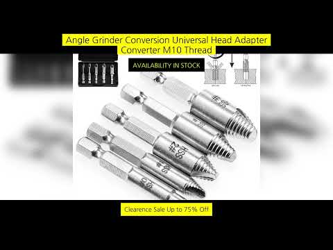 Sennan 5Pcs Damaged Screw Extractor Drill Bit High Speed Steel Double Easily