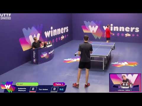 WINners League 16.08.21   Hubenko Maksym - Tur Anton 17:30