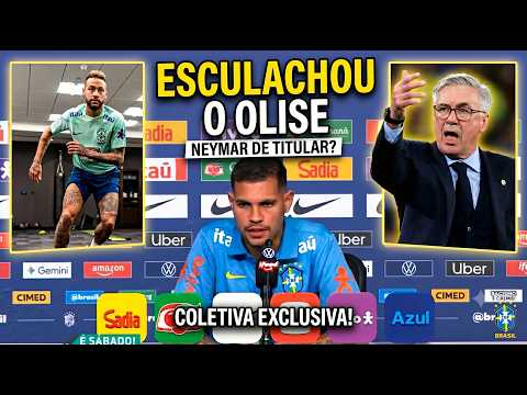 NEYMAR JR A TODO VAPOR NA SELEÇÃO BRASILEIRA! BRUNO GUIMARÃES ESCULACHOU O OLISE!