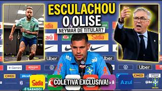 NEYMAR JR A TODO VAPOR NA SELEÇÃO BRASILEIRA! BRUNO GUIMARÃES ESCULACHOU O OLISE!