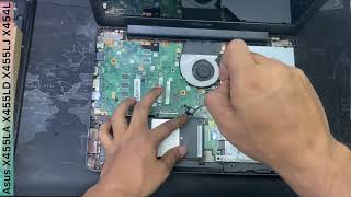 Asua x455LA battery replacement. How to change asus x455ld battery.#asus#battery#X454l#x455lj