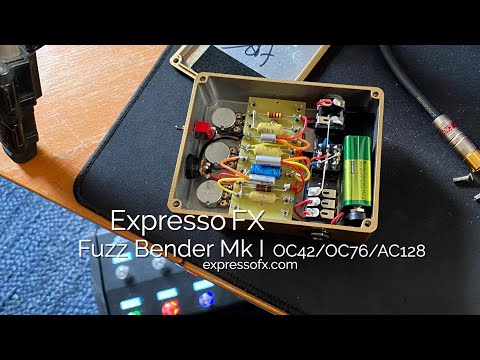 Expresso FX: Fuzz Bender Mk I OC42/OC76/AC128 - Broadcaster/Marshall SV20H