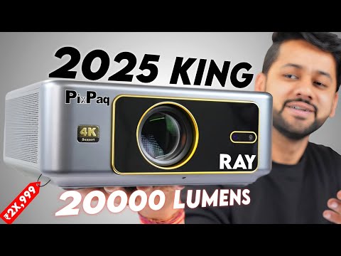 Pixpaq Ray (JAPAN) Projector Review | 2025 Brightest Projector For 650 Theater Screen.