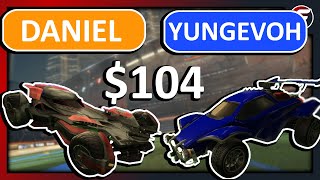 Daniel vs YungEvoh | $104 Rocket League 1v1 Showmatch