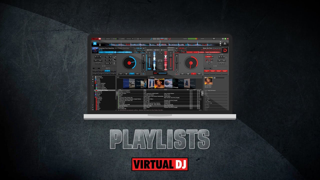 Playlists in VirtualDJ
