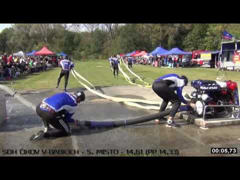SDH Čikov v Babicích 1.10. 2016 - 5. místo - 14,61 (PP 14,33)