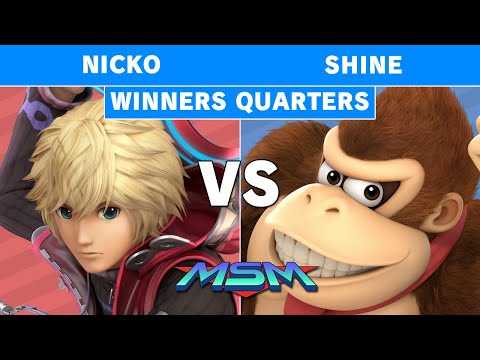 MSM 204 - Demise | Nicko (Shulk) Vs Mazer | Shine (Donkey Kong) Winners Quarters - Smash Ultimate