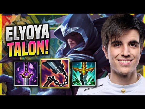 LEARN HOW TO PLAY TALON JUNGLE LIKE A PRO! - MAD Elyoya Plays Talon JUNGLE vs Lee Sin! | Patch 11.18