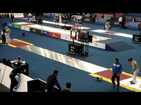 15.03.29 T32 MIKINA Sabina(AZE) vs GREGORIO Rossella(ITA) - 2015 Seoul Fencing WS Grand Prix