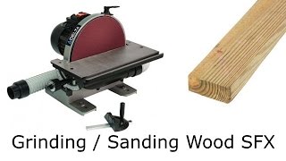Electric Grinding Sanding Wood Sound Effect