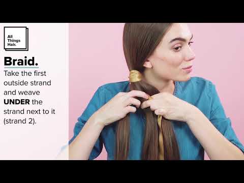 How to do a ribbon braid | All Things Hair
