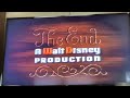 Closing To Pinocchio 1993 VHS