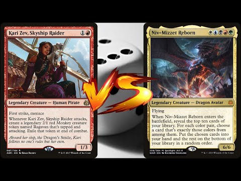 Kari Zev VS Niv Mizzet Reborn - MTG EDH Duel Commander
