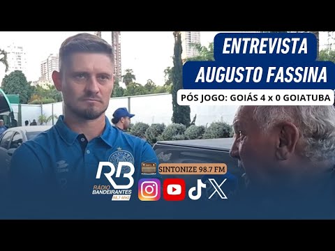 Augusto Fassina, técnico do Goiatuba, fala sobre a derrota para o Goiás  - Goianão 2026