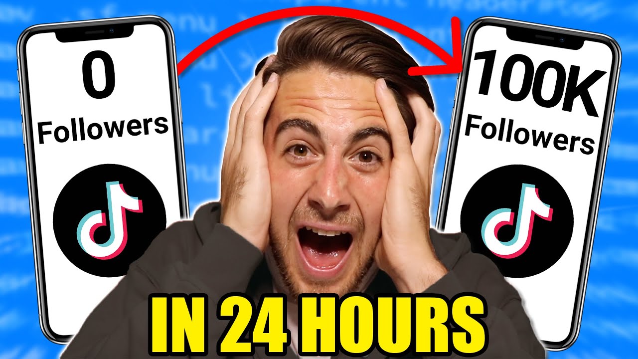 HOW TO GAIN 100K FOLLOWERS ON TIKTOK IN 24 HOURS (ACTUAL RESULTS)