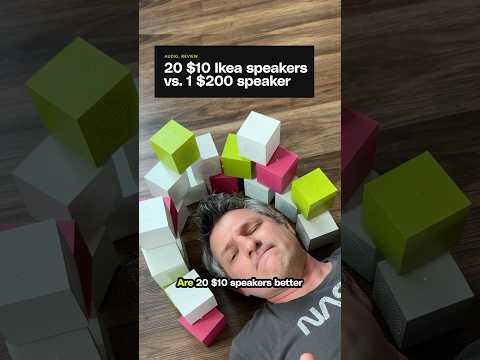 Video Thumbnail: 20 $10 Ikea speakers vs. 1 $200 speaker
