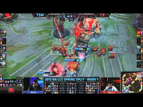 TSM vs C9 Ending Fight