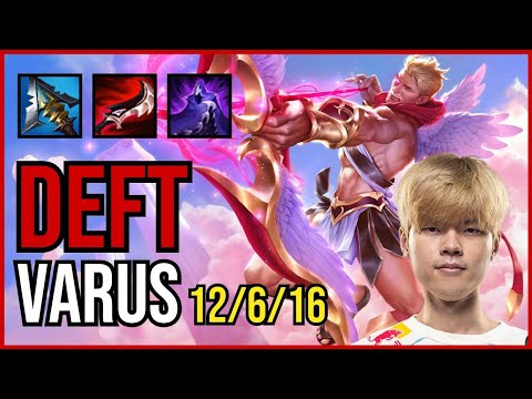 DEFT - VARUS vs TRISTANA ADC - KR Grandmaster - Patch 11.5