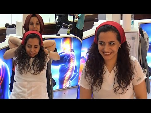 LADY ZEYNEP SLEEP CHAIR MASSAGE & CRACKS & Asmr back,neck,arm,palm,elbow,gripes,shoulder massage