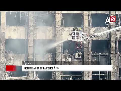 Égypte: incendie au QG de la police à Ismaïlia, 38 blessés