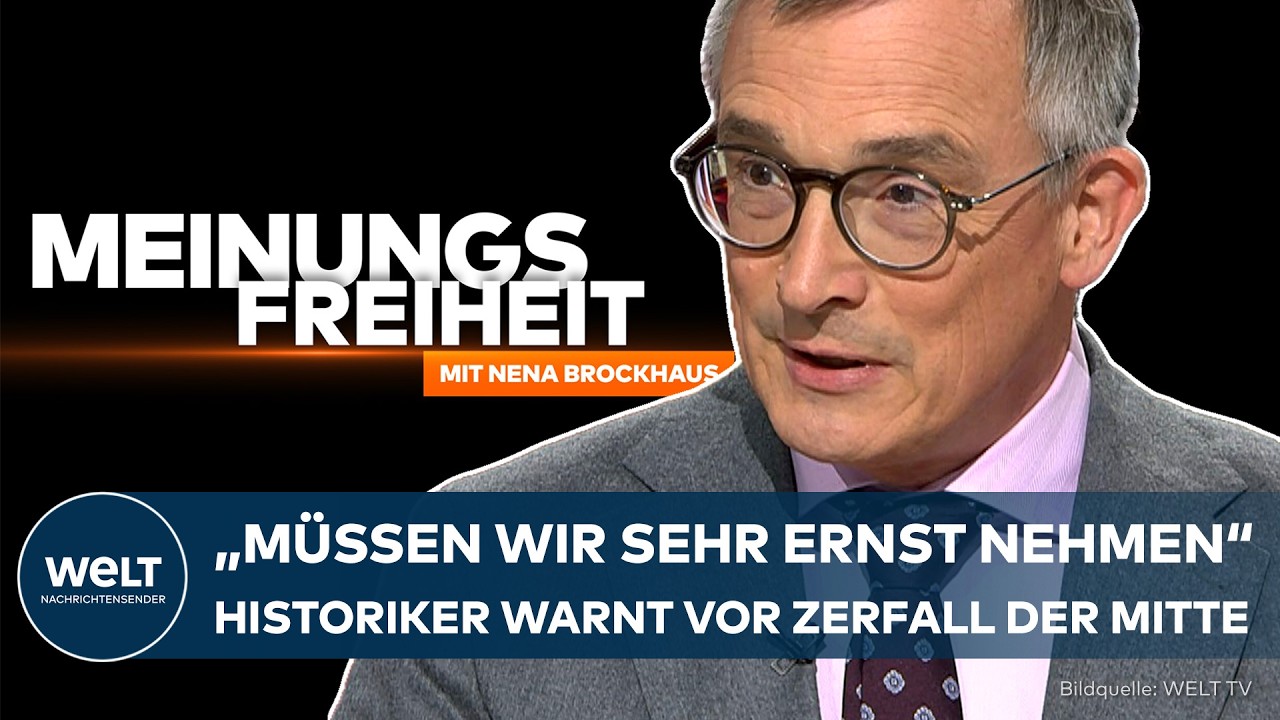 RÖDDER: "Müssen wir sehr ernst nehmen" – Historiker warnt vor Zerfall der Mitte | MEINUNGSFREIHEIT