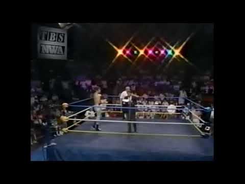 The Great Muta vs Jobber Lee Scott WCW 1989