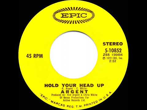 1972 HITS ARCHIVE: Hold Your Head Up - Argent (stereo 45--2:52 version)