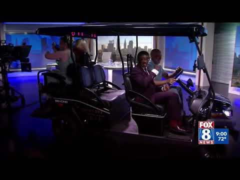 The Golf Cart Girl-CLE featured on FOX 8 News in the Morning