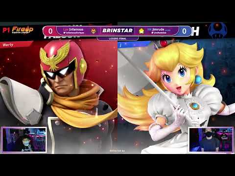 Infamous (Captain Falcon) vs Jimrude (Peach) - Brinstar #4 Losers Finals
